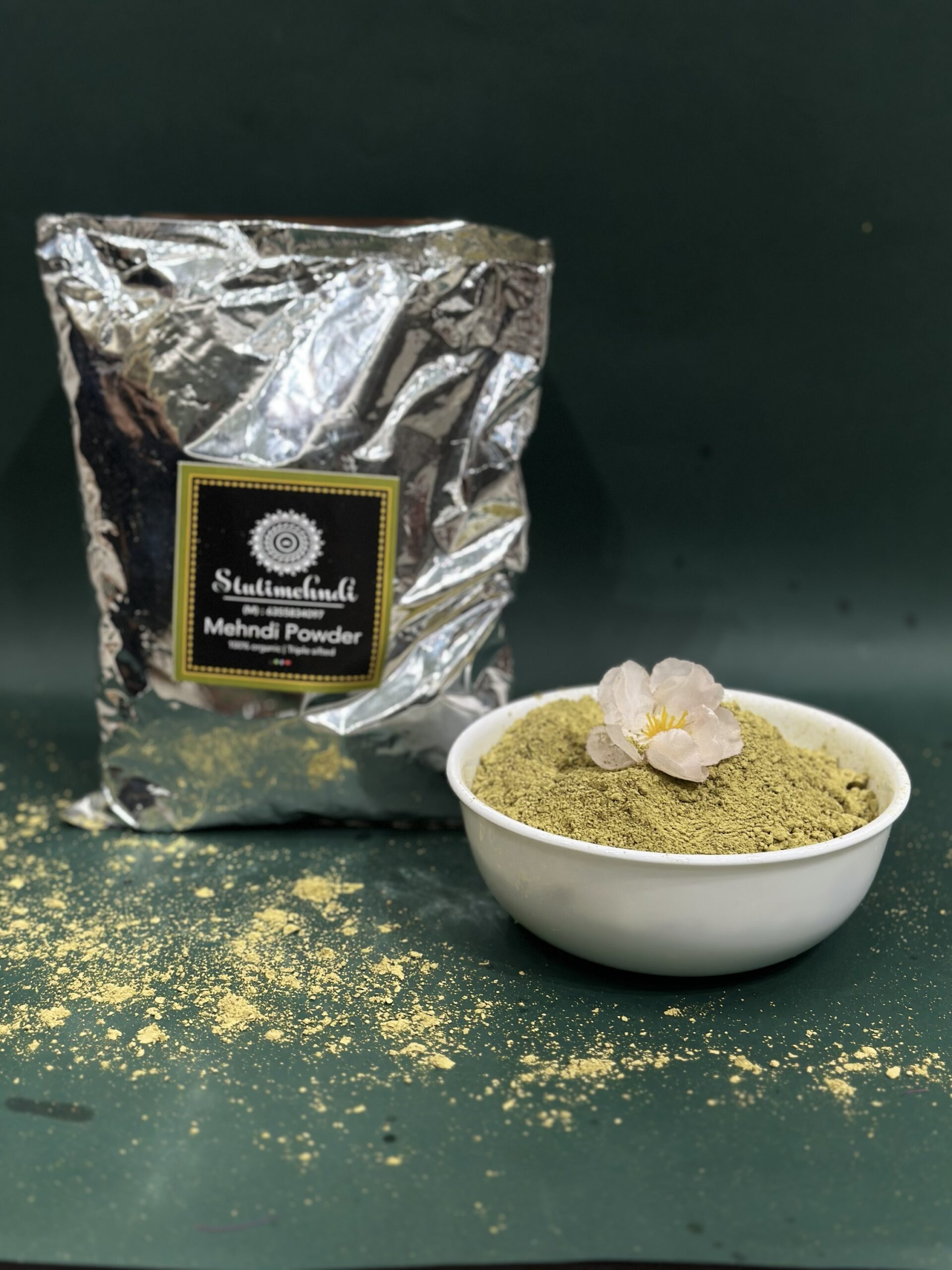 1 KG Mehndi Powder (Nilgiri Flavoured & Triple Filter Super Smooth & Stringy)