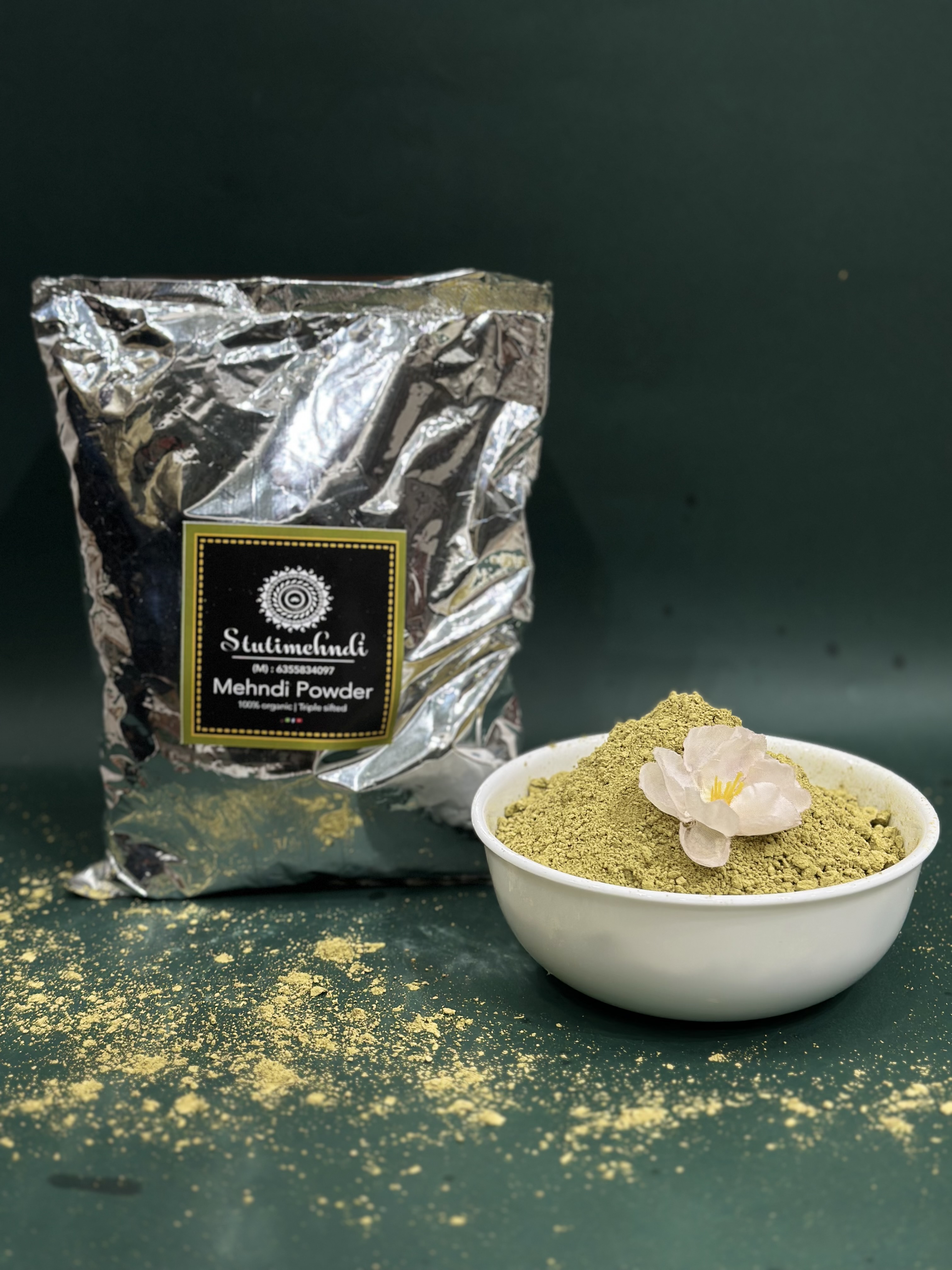 10 KGs Mehndi Powder (Nilgiri Flavoured & Triple Filter Super Smooth & Stringy)