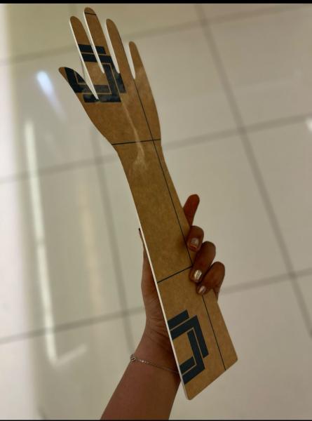 1 Piece Acrylic Practice Hand (17 Inches) Super Thick