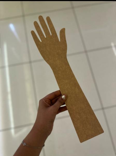 1 Piece Acrylic Practice Hand (17 Inches) Super Thick